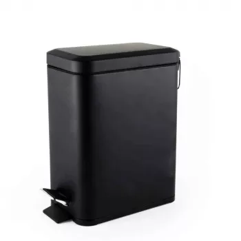 Beldray LA041173BLKPEU7 Cubo de pedal Slimline de 5 litros, negro