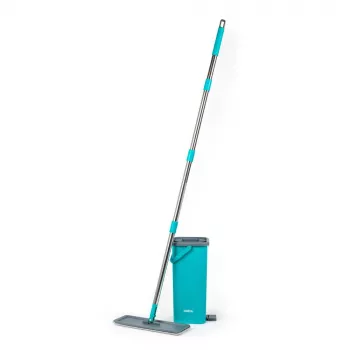 Beldray LA067234NPUF Anti-bac set de fregona plana y cubo
