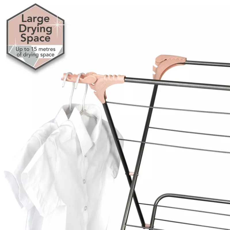 Beldray LA072498GRYNFEU7 tendedero Elegant de 3 niveles, gris grafito