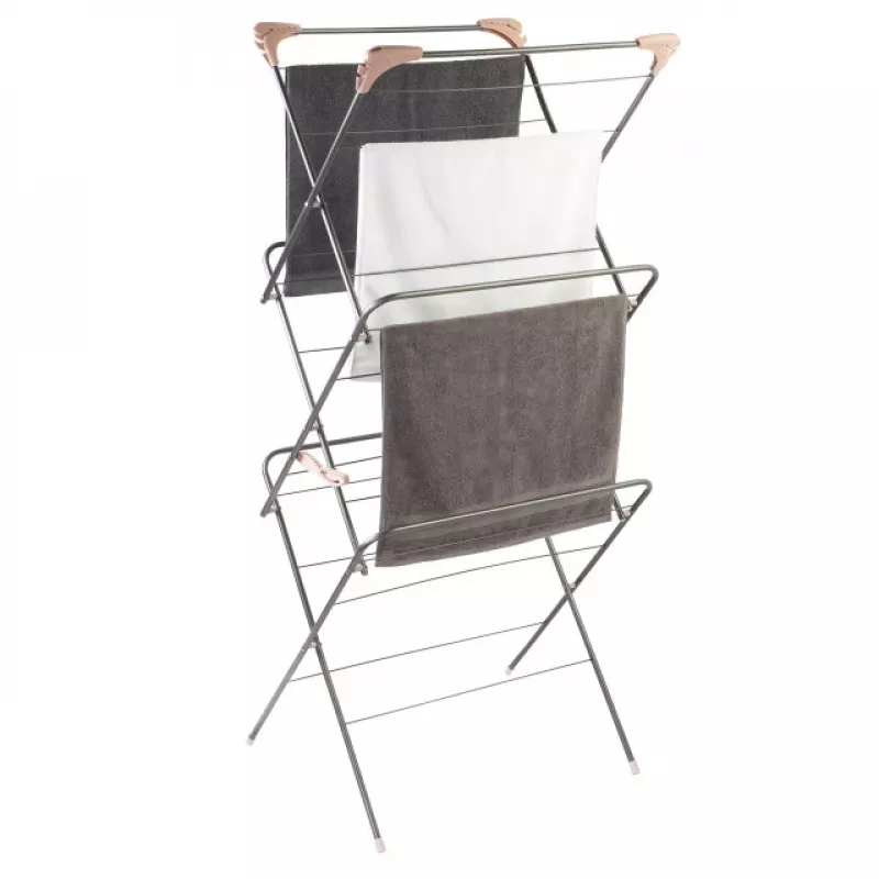 Beldray LA072498GRYNFEU7 tendedero Elegant de 3 niveles, gris grafito