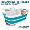 Beldray LA072979TQFEU7 cesto de ropa plegable Hip Hugger 37 L turquesa