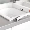 Beldray LA082572PEU7 cepillo para platos antibacteriano estrecho, blanco