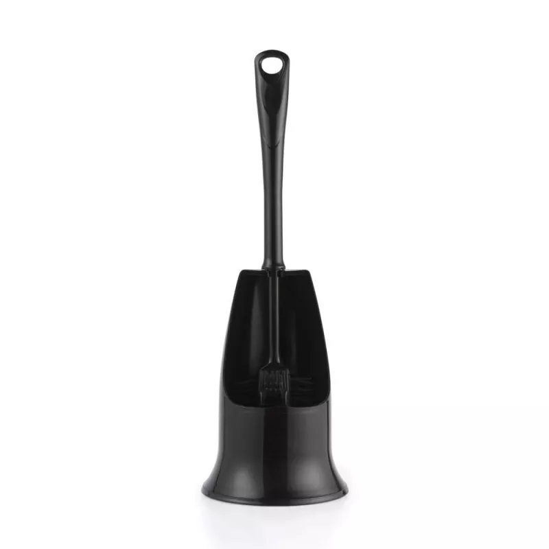 Beldray LA084538BLKPEU7 set de cepillo de inodoro Anti-bac con soporte - negro