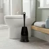 Beldray LA084538BLKPEU7 set de cepillo de inodoro Anti-bac con soporte - negro