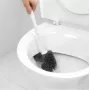 Beldray LA084538PUFFEU7X cepillo de inodoro de silicona Antibac con soporte, lila