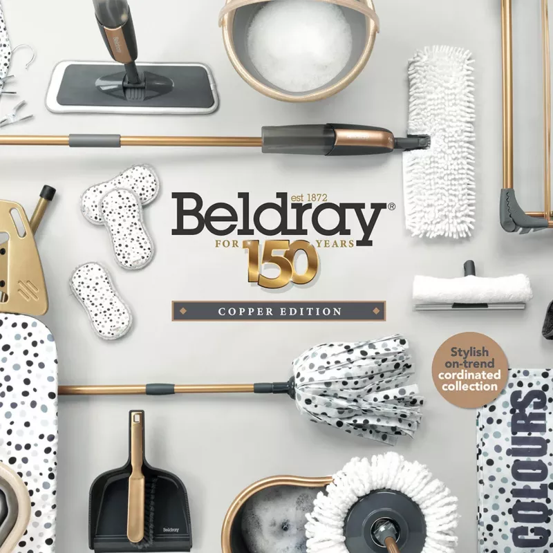 Beldray LA089397GRYEU7 150 Years Tendedero de 3 niveles gris y cobre