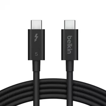 Belkin Connect cable pasivo Thunderbolt 5 1m 80Gbps 240W negro INZ005HQ1MBK
