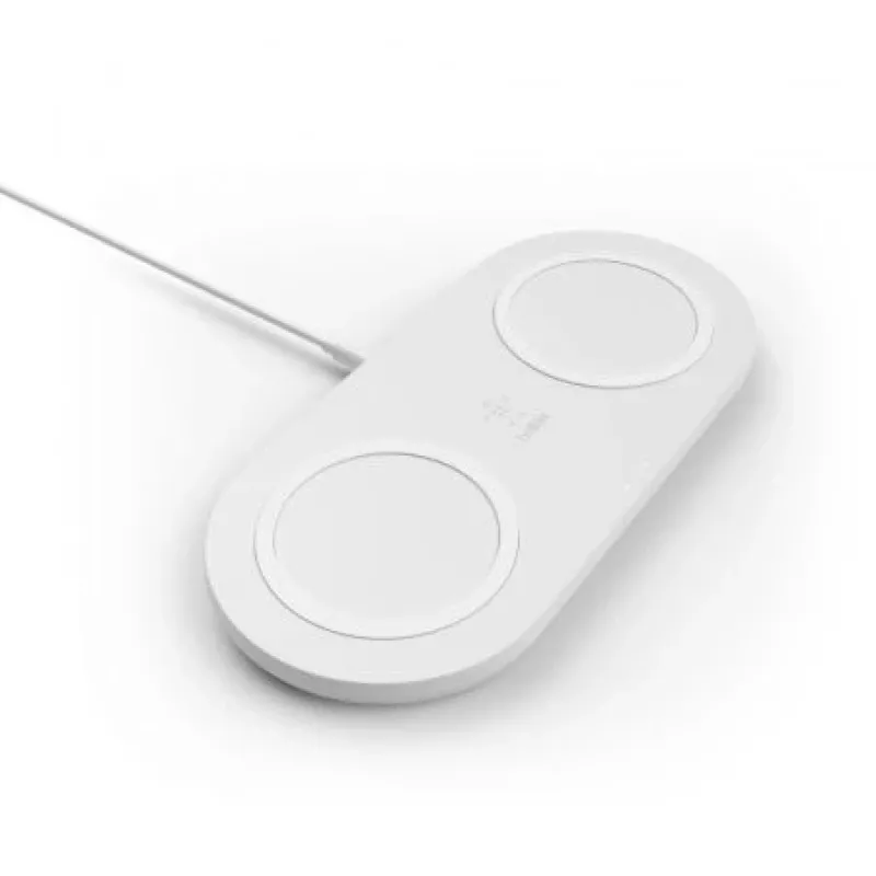 Belkin Base de carga inalámbrica doble 10W blanca