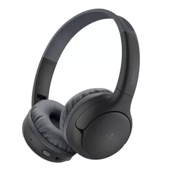 Belkin Soundform Mini 2 Auriculares inalámbricos on-ear para niños, negro