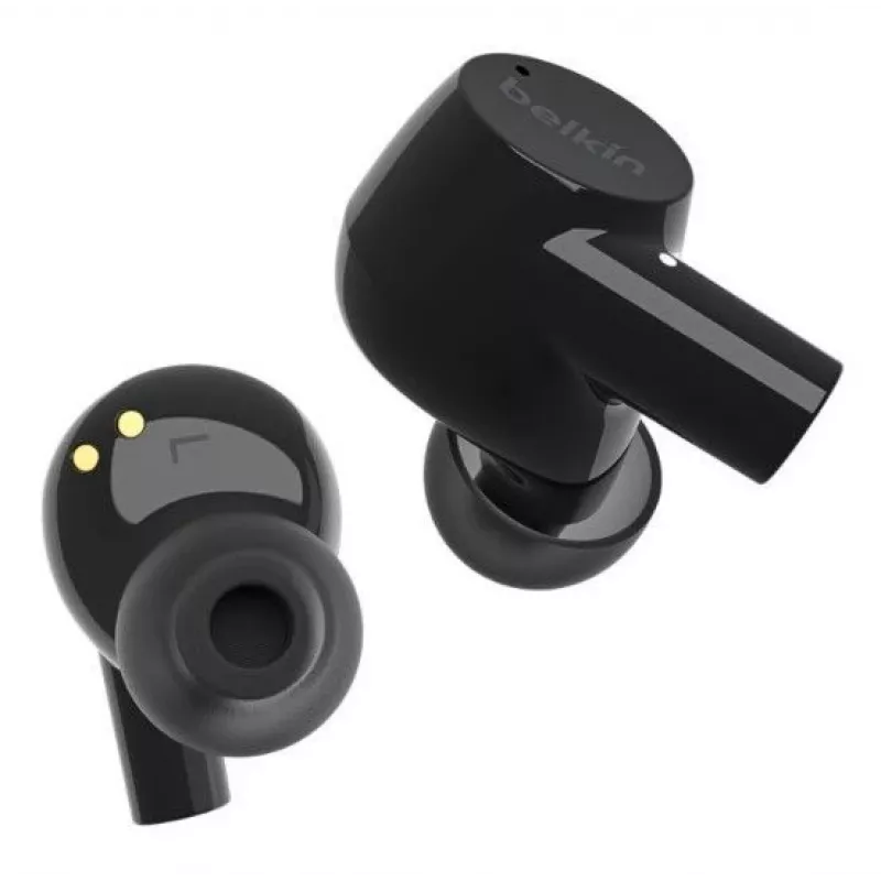 Auriculares True Wireless Belkin SoundForm Rise con micrófono, Bluetooth 5.2, IPX5, Negros