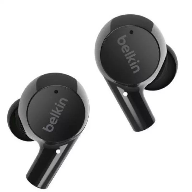 Auriculares True Wireless Belkin SoundForm Rise con micrófono, Bluetooth 5.2, IPX5, Negros