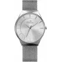BELLEVUE E56 Reloj de cuarzo analógico para hombre 32 mm caja de acero inoxidable esfera negra correa de piel auténtica