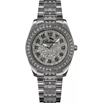Reloj mujer BELLEVUE B21 32mm cuarzo analógico acero inoxidable correa milanesa