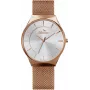 BELLEVUE Woman E53 Reloj de cuarzo 40mm acero inoxidable con correa de piel negra