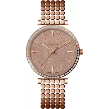 BELLEVUE Woman E64 Reloj de cuarzo analógico 32mm plata acero inoxidable malla