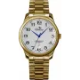 BELLEVUE Woman F12 Reloj de cuarzo 30mm esfera plateada piel negra