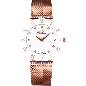 BELLEVUE Mujer F120 Reloj analógico de cuarzo 26mm