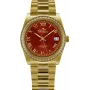 BELLEVUE Reloj de mujer I17 (35mm) cuarzo suizo analógico - Esfera plateada, correa de piel negra