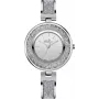 BELLEVUE Reloj de mujer E67 cuarzo analógico 33 mm acero inoxidable malla plata