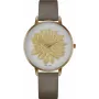 BELLEVUE Reloj de mujer B42-2 40mm acero inoxidable piel