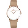 BELLEVUE Reloj de mujer B54 (40mm) malla de acero inoxidable plateada