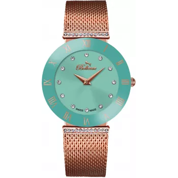 BELLEVUE Reloj de mujer F110 (27mm) - acero inoxidable plateado