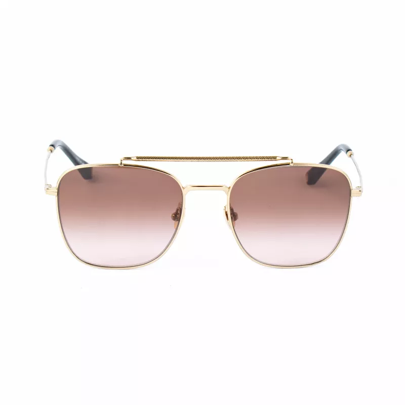 BELSTAFF Gafas de sol hombre BECKHAM-S128 - montura de acetato negra, lentes de policarbonato grises, protección UV400, 53 mm de ancho de lente