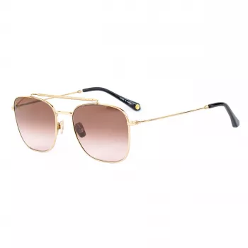 BELSTAFF Gafas de sol hombre BECKHAM-S128 - montura de acetato negra, lentes de policarbonato grises, protección UV400, 53 mm de ancho de lente