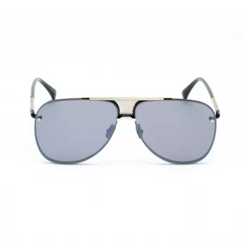 BELSTAFF Gafas de sol hombre cuadradas de acetato BECKINGTONIIN - montura negra lentes grises 63/12/145 mm