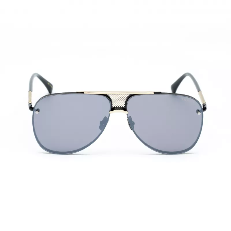 BELSTAFF Gafas de sol hombre cuadradas de acetato BECKINGTONIIN - montura negra lentes grises 63/12/145 mm