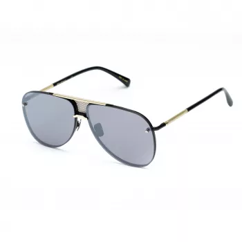 BELSTAFF Gafas de sol hombre cuadradas de acetato BECKINGTONIIN - montura negra lentes grises 63/12/145 mm