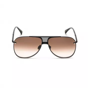 Belstaff Gafas de sol hombre Beckinton - montura de acetato negra, lentes grises, 61/12/145 mm, UV400
