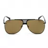BELSTAFF BEKINGTONNEG Gafas de sol rectangulares para hombre - Montura negra, lentes grises 61/12/145 mm