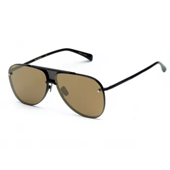 BELSTAFF BEKINGTONNEG Gafas de sol rectangulares para hombre - Montura negra, lentes grises 61/12/145 mm