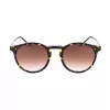 BELSTAFF Brooklands035 Gafas de sol unisex - Montura de acetato negra, lentes de policarbonato grises, protección UV400, 48/21/145 mm