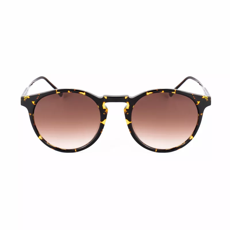 BELSTAFF Brooklands035 Gafas de sol unisex - Montura de acetato negra, lentes de policarbonato grises, protección UV400, 48/21/145 mm