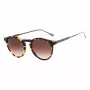 BELSTAFF Brooklands035 Gafas de sol unisex - Montura de acetato negra, lentes de policarbonato grises, protección UV400, 48/21/145 mm