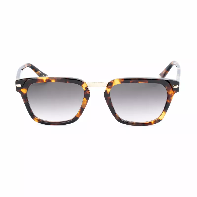 BELSTAFF COOPER-S192 Gafas de sol unisex - 52/21/145 mm - Montura negra lentes grises