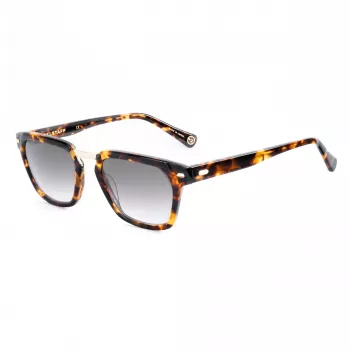BELSTAFF COOPER-S192 Gafas de sol unisex - 52/21/145 mm - Montura negra lentes grises