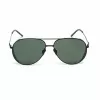 BELSTAFF Gafas de sol de hombre ARCHER-NEGRO (61/14/145 mm) - Montura negra, lentes gris humo