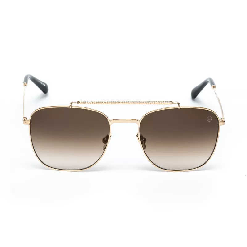 BELSTAFF MAN BECKFORDDORAD Gafas de sol aviador acetato marrón degradado UV400 53/18/145 mm