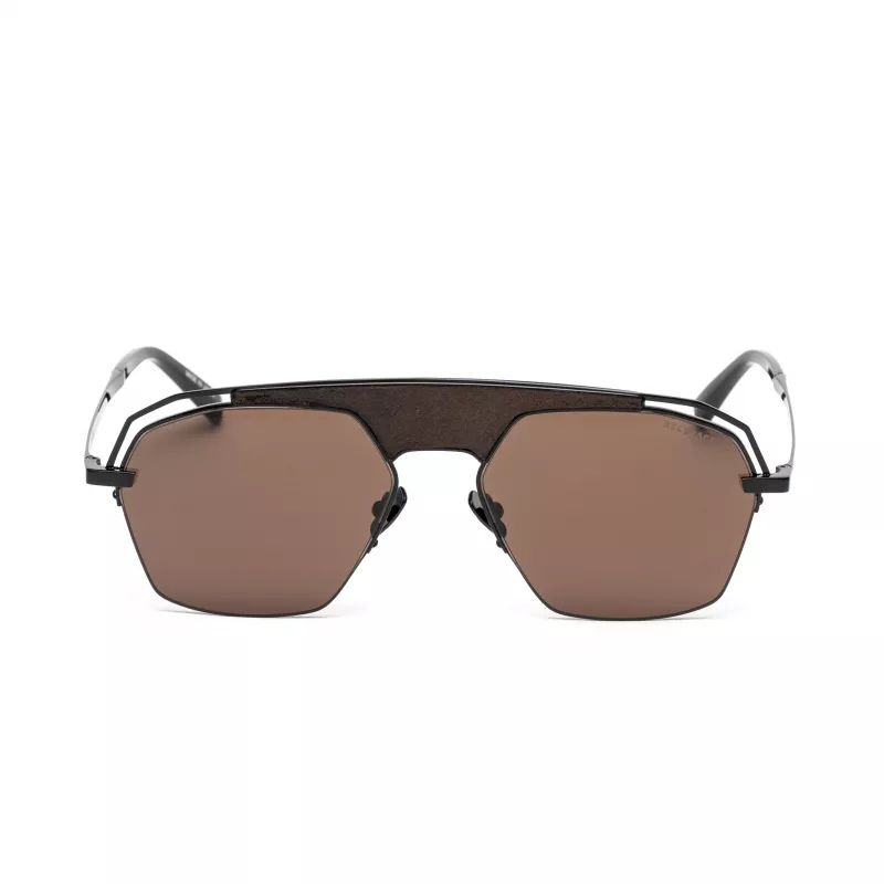 BELSTAFF MAN MAXFORDNEGROW Gafas de sol 57/18/145 mm Montura negra Lentes grises UV400