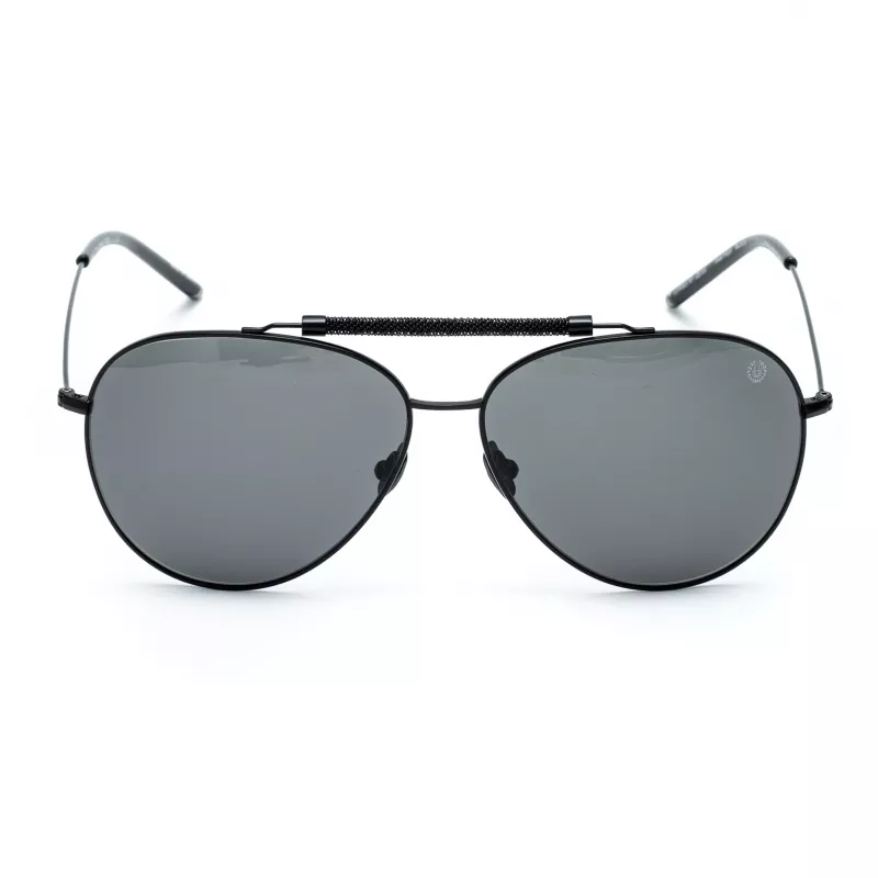 BELSTAFF MAN PANTHER-NEGRO Gafas de sol - montura negra, lentes grises, 61/13/145 mm