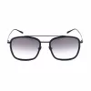 Gafas de sol de hombre BELSTAFF Ryder CLARS08 - montura de acetato negra, lentes de policarbonato grises, protección UV400, 54/21/145 mm