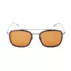 BELSTAFF MAN RYDER-S085 Gafas de sol pilot/aviador negro acetato lente gris 54/21/145 mm