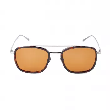 BELSTAFF MAN RYDER-S085 Gafas de sol pilot/aviador negro acetato lente gris 54/21/145 mm