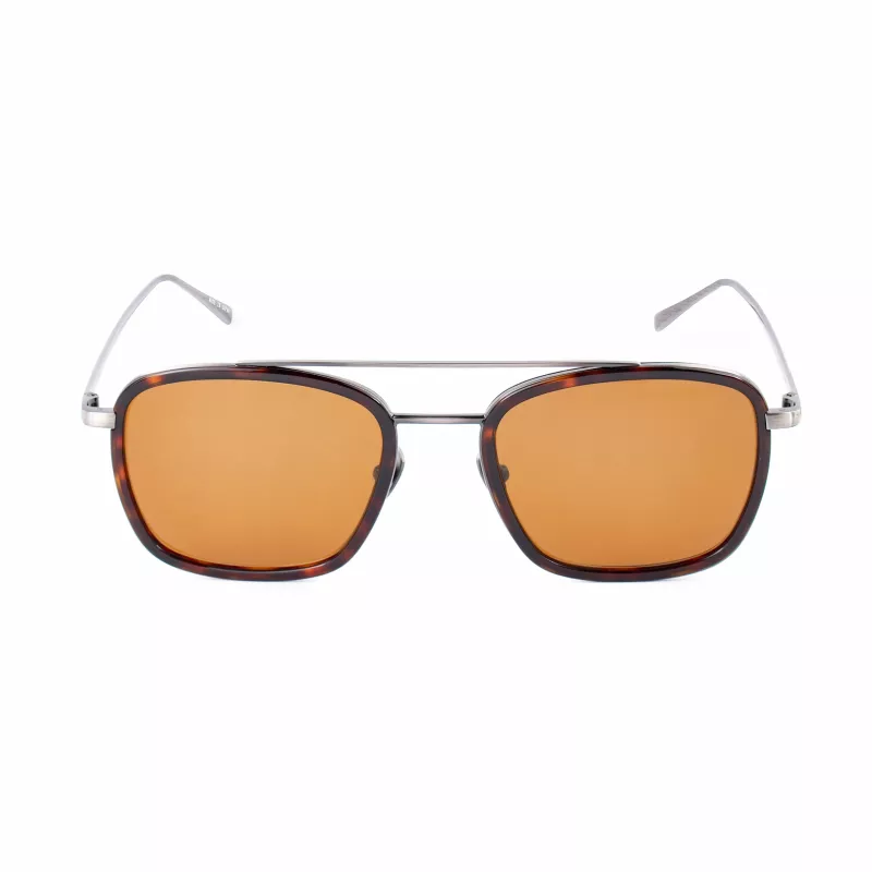 BELSTAFF MAN RYDER-S085 Gafas de sol pilot/aviador negro acetato lente gris 54/21/145 mm