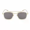 BELSTAFF Gafas de sol hombre Ryder Two RYDERTWOS087 - montura de acetato negra, lentes grises, 51/18/145 mm