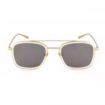 BELSTAFF Gafas de sol hombre Ryder Two RYDERTWOS087 - montura de acetato negra, lentes grises, 51/18/145 mm
