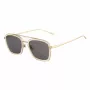 BELSTAFF Gafas de sol hombre Ryder Two RYDERTWOS087 - montura de acetato negra, lentes grises, 51/18/145 mm